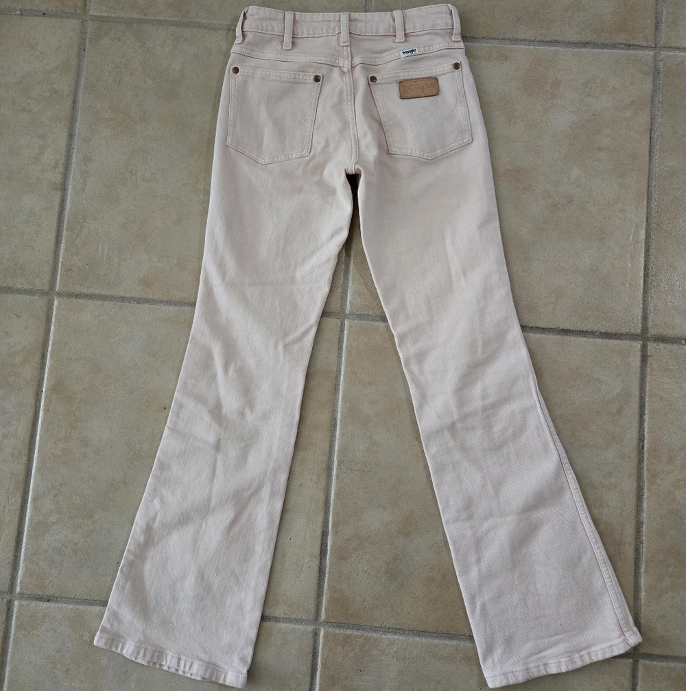 Vintage Wrangler Light Pink Bootcut Jeans 26x31